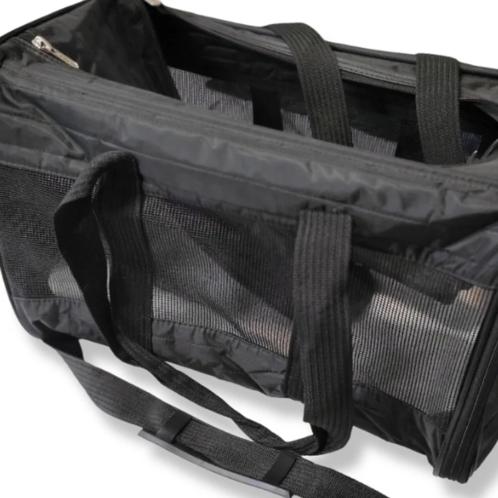 🐾✈️ Sherpa Original Deluxe Pet Carrier Large Black Jet-Set Ready & Pre-approved